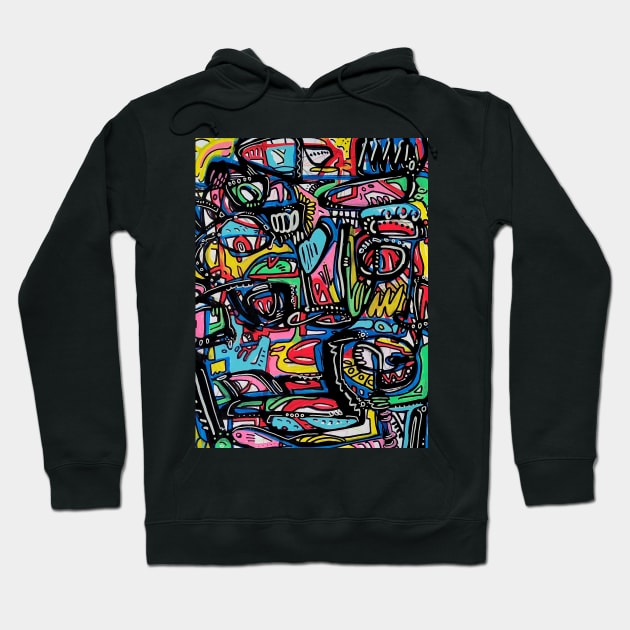 abstract Hoodie by Angel Rivas
